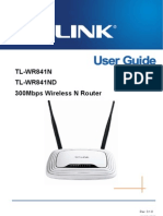 User Guide For TP Link TL-WR841N and TL-WR841ND Routers