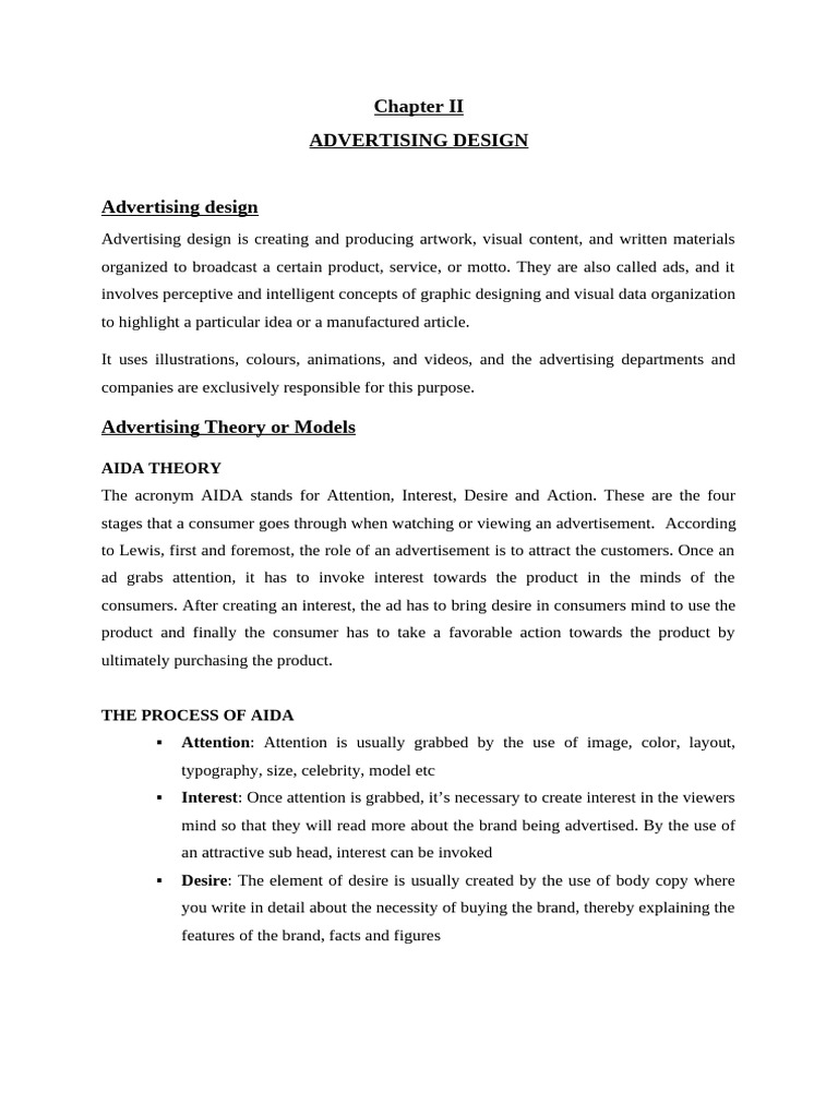 Advertising Design and Theories | PDF | Advertising | Brand