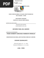 Download Informe Serums Franz Ultimo by Fatima Elizabeth Silva Santisteban SN90276228 doc pdf