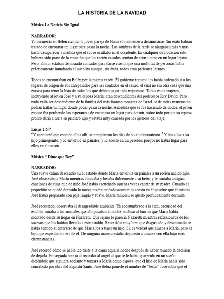 La Noche del Nacimiento de Jesús | PDF | María, madre de Jesús ...