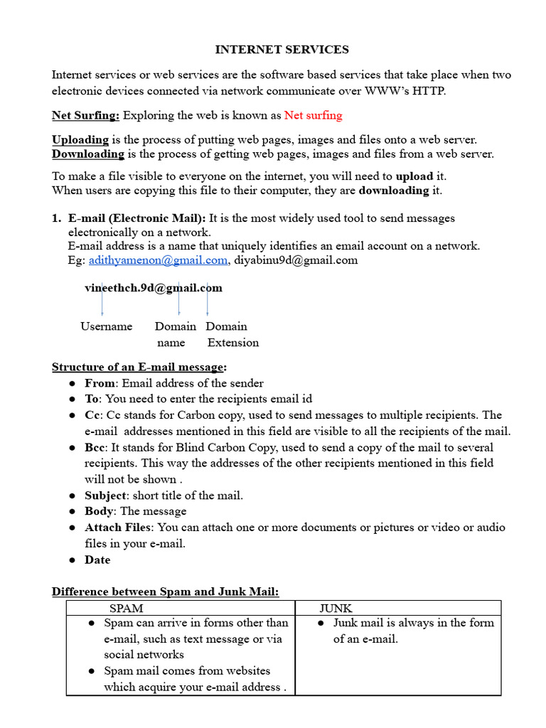 Overview of Internet Services | PDF | File Transfer Protocol | World ...