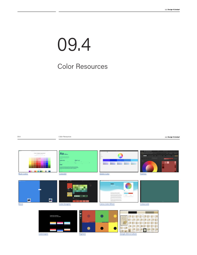 3 Color Resources | PDF