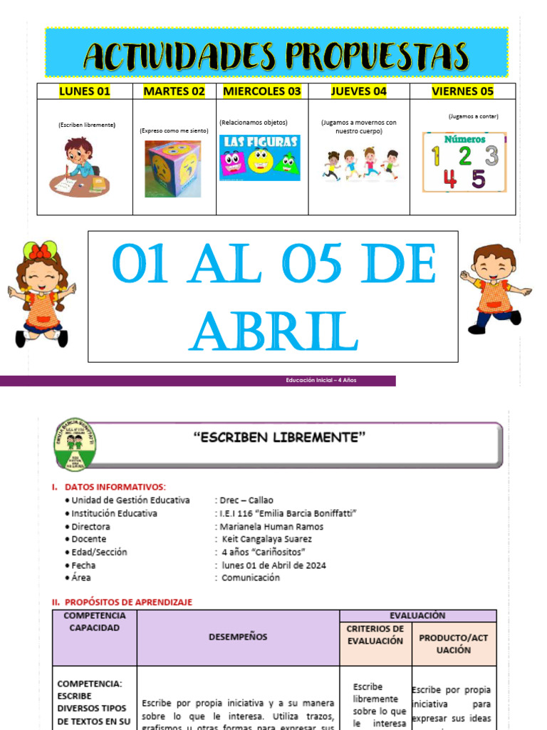 Evaluación en Educación Inicial Paraguay | PDF | Educación de la ...