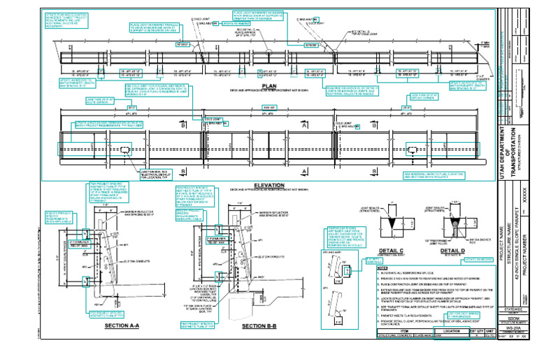Parapet Reinforcement Details | PDF | Structural Engineering | Civil ...