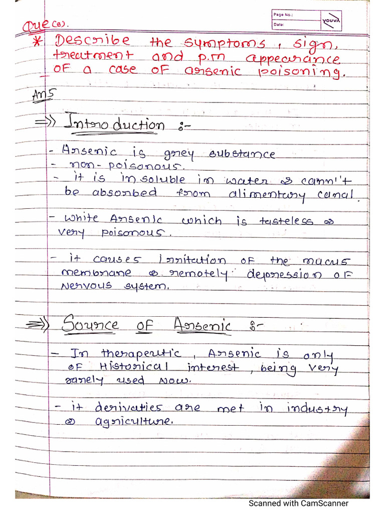 Arsenic Poisoning | PDF