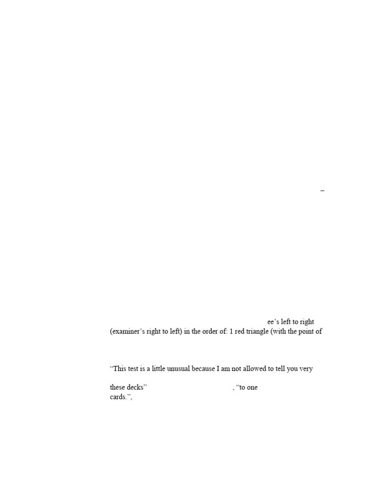 Wisconsin Card Sorting Test PDF Free | PDF | Cognitive Science