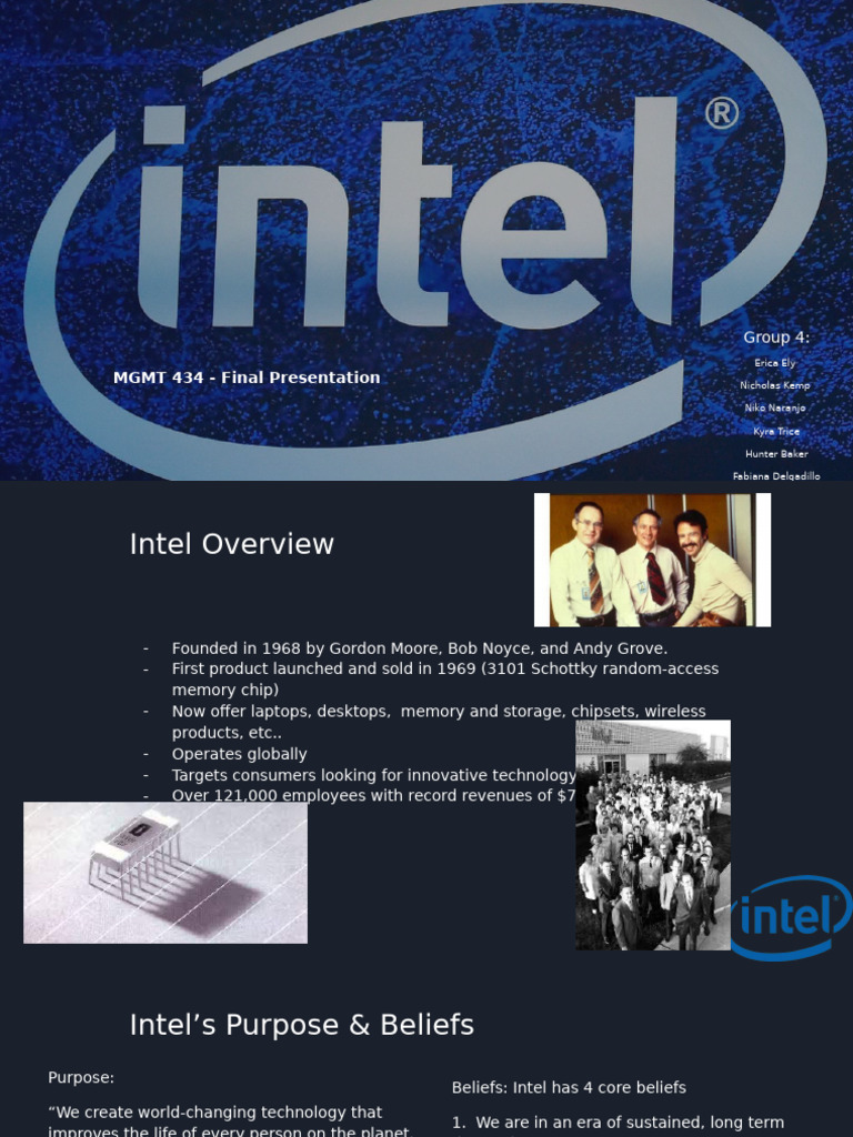 Intel Corporation: Overview & Strategies | PDF | Intel | Competitive ...