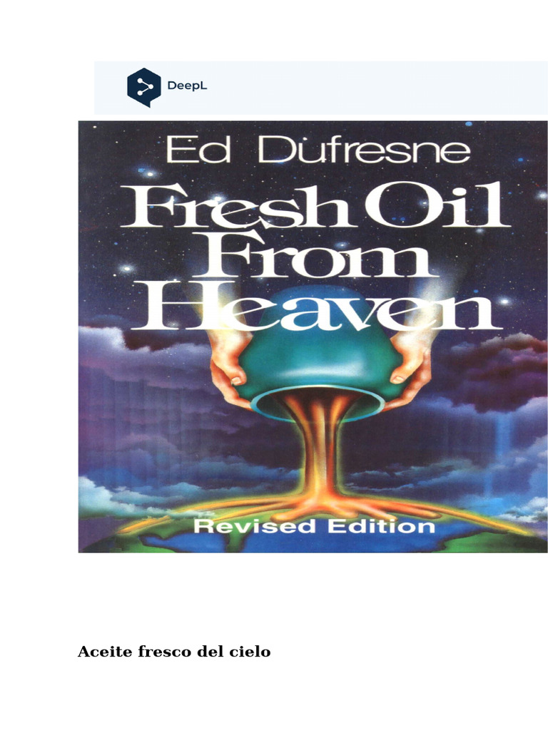 Aceite Fresco Ed Dufresne PDF Oración Jesús