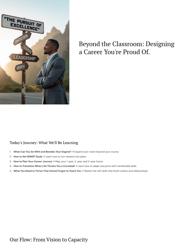 Career Planning Beyond Your Degree | PDF | Intelligence | Communication
