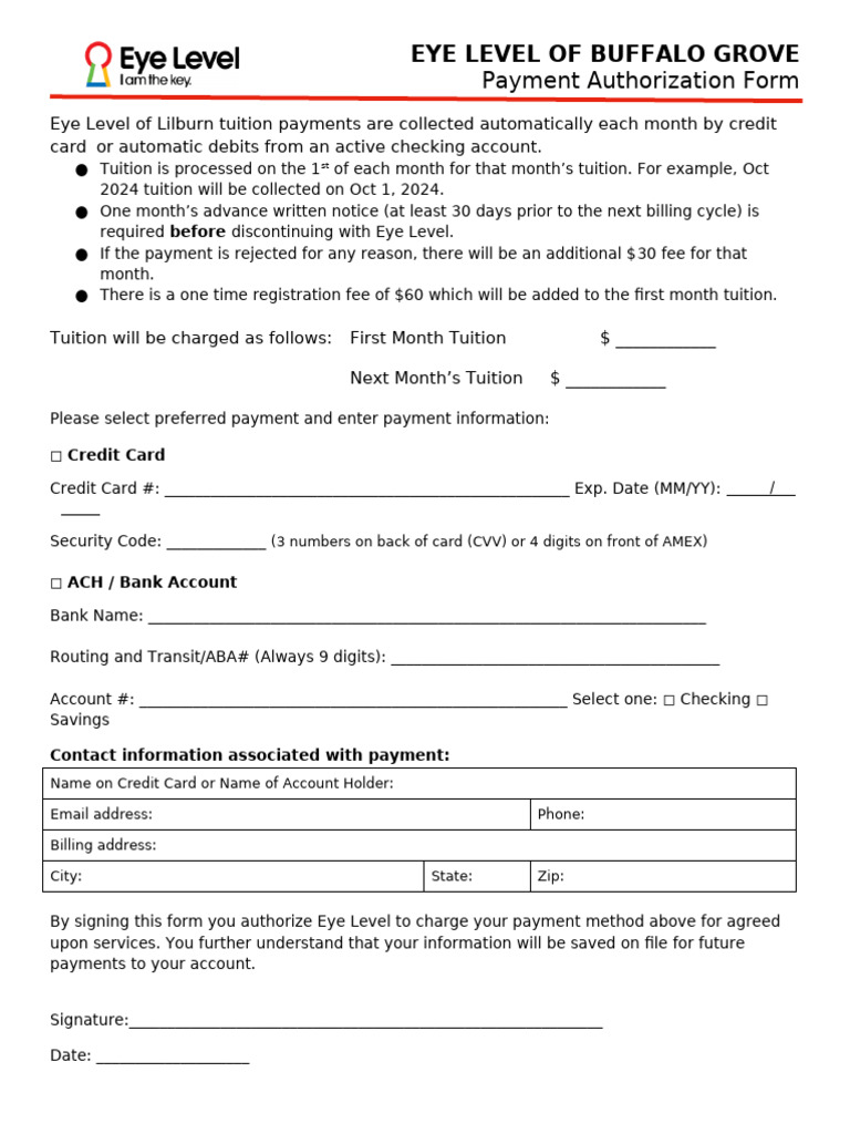 Payment Form | PDF