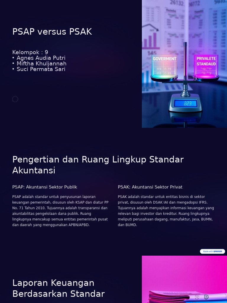 Perbandingan PSAP dan PSAK Akuntansi | PDF