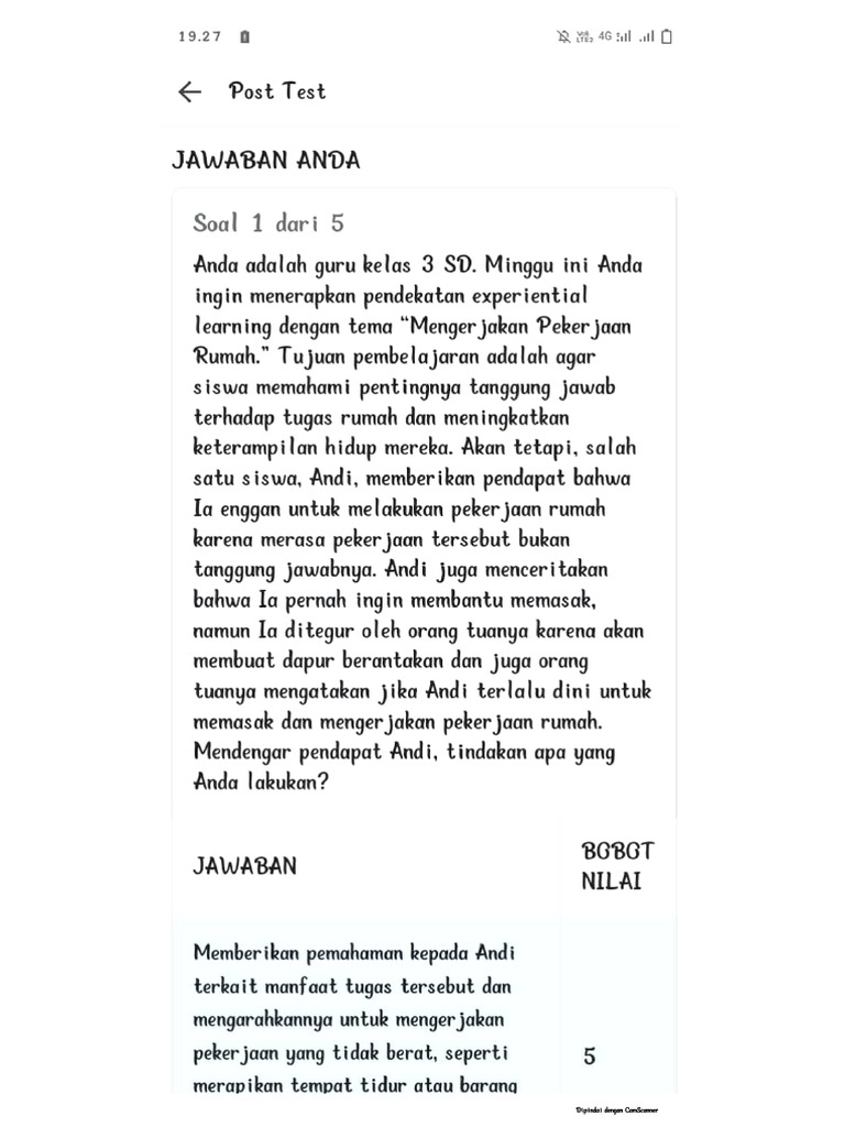 Post Test Modul 2 PSE 2 | PDF