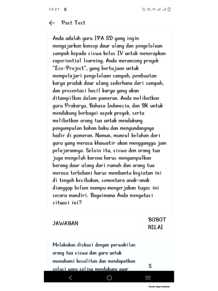 Post Test Modul 2 PSE 3 | PDF