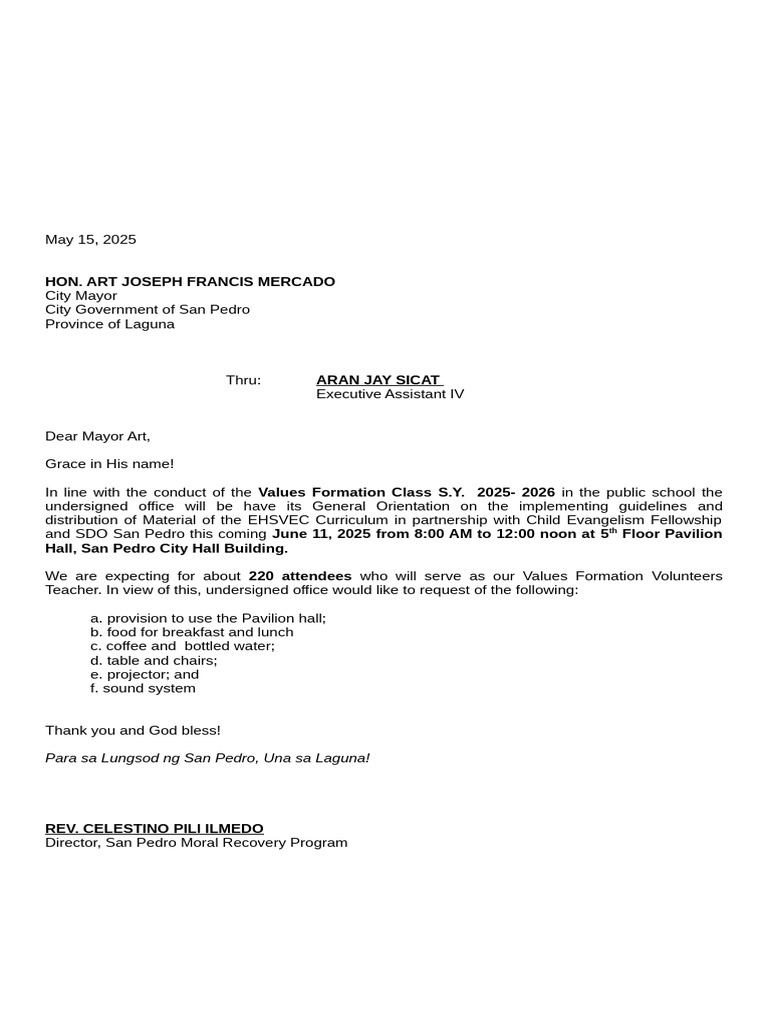 MRP RL For Pacita and Food 1 | PDF