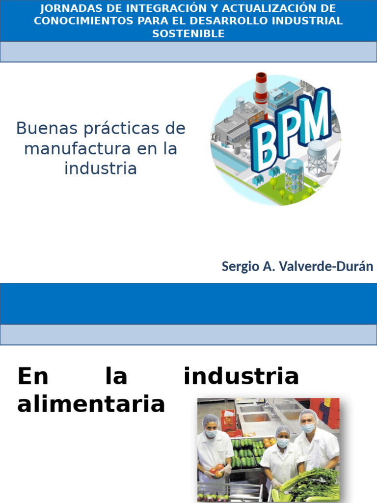 BPM en La Industria | PDF | Alimentos