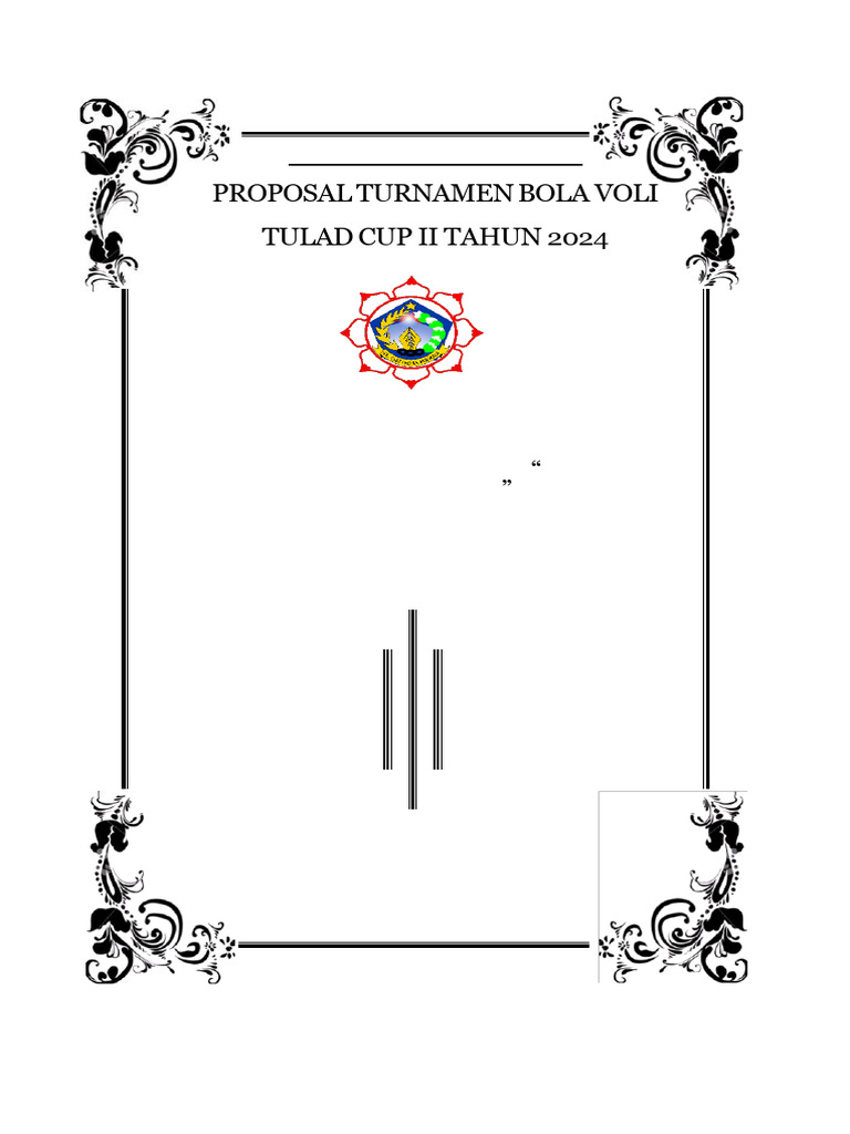 Proposal Bola Voli 2 Fix | PDF