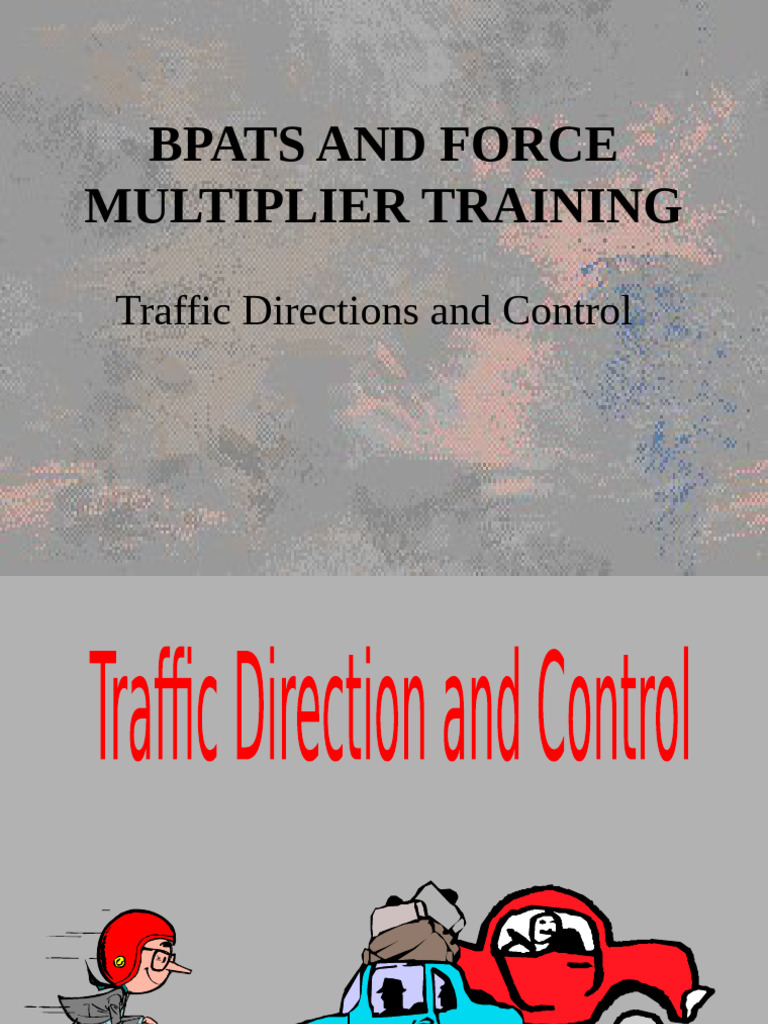 Traffic Direction and Control Training | PDF | Traffic | Safety