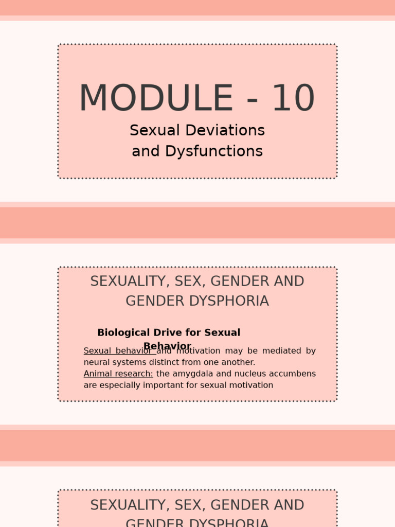 Understanding Sexual Deviations and Dysfunctions | PDF | Pedophilia ...