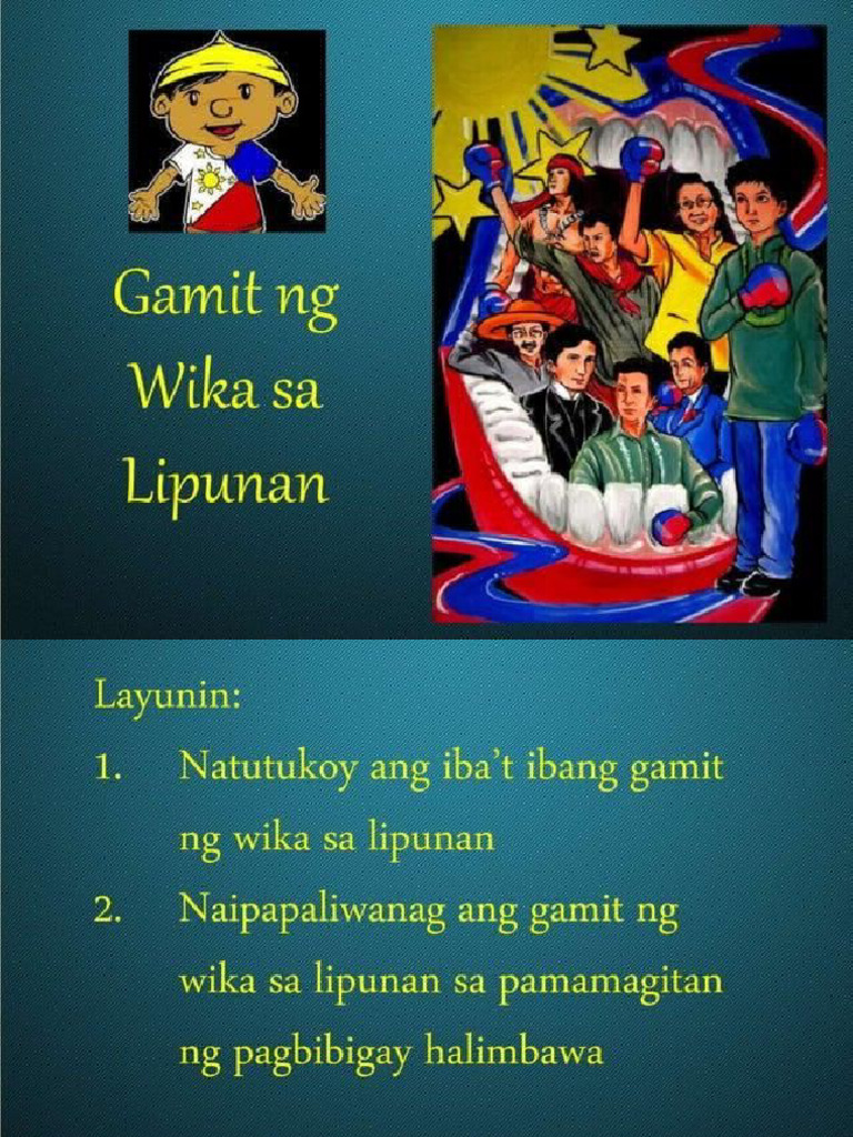 Gamit NG Wika Sa Lipunan | PDF