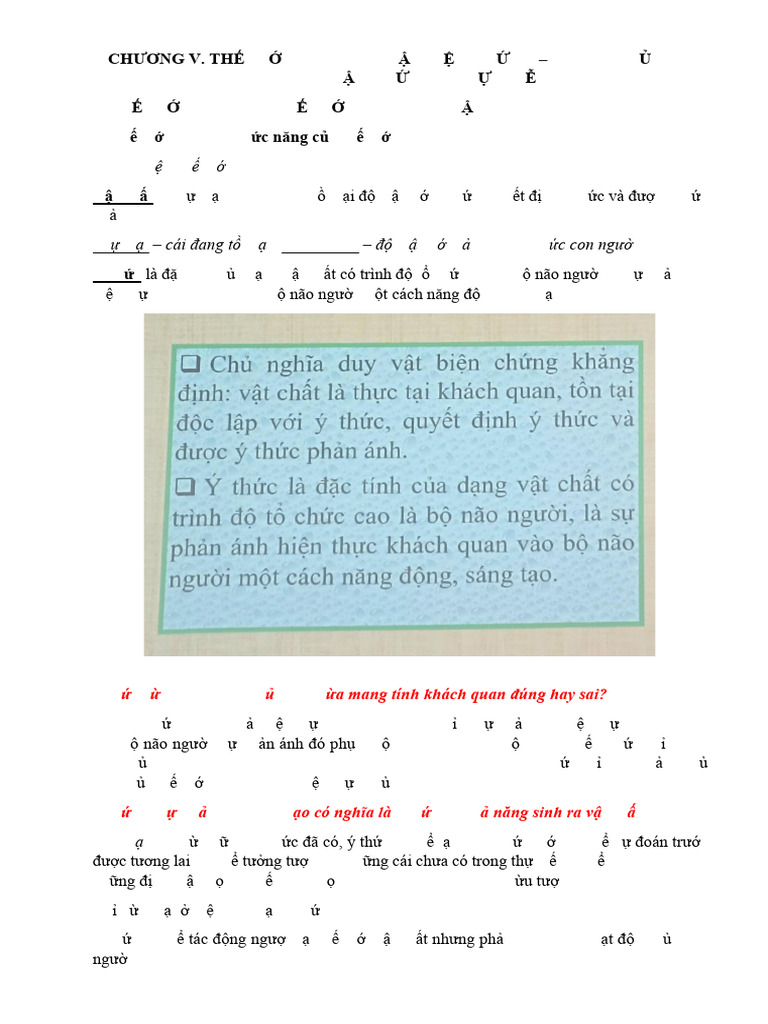 Triết 2 | PDF