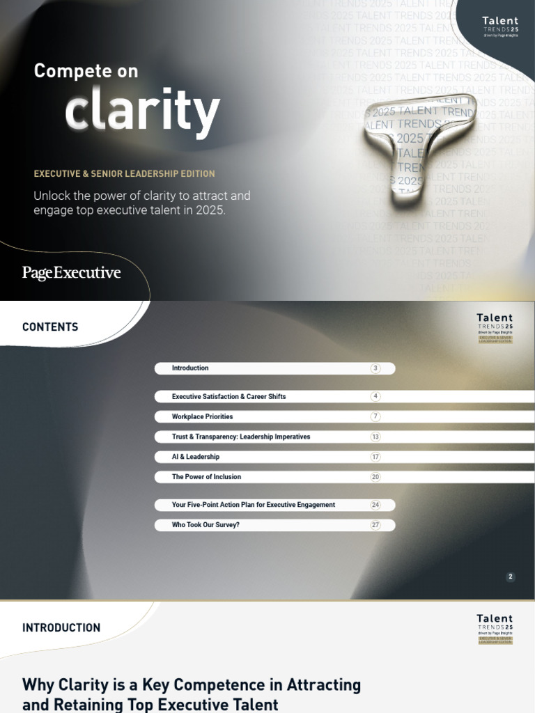 Attracting Executive Talent in 2025 | PDF | Leadership | Artificial ...