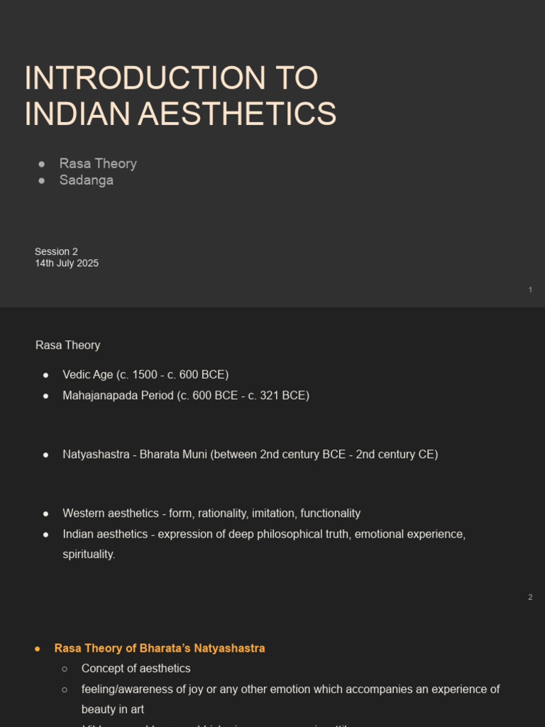 Indian Aesthetics: Rasa Theory Explained | PDF | Aesthetics