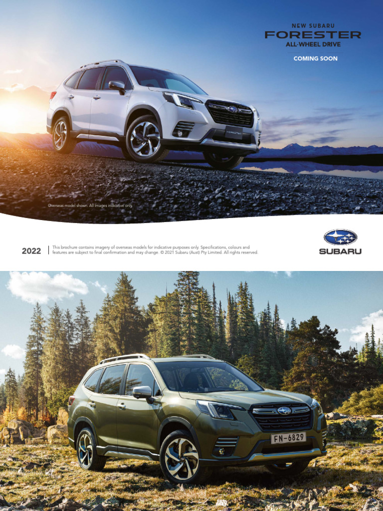 Subaru Forester 2022 AU | PDF | Fuel Economy In Automobiles | Four ...