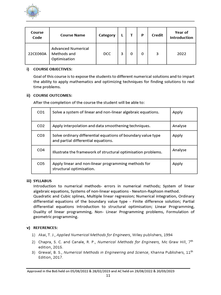 M.Tech Structural Engineering Syllabus | PDF | Concrete | Stress ...
