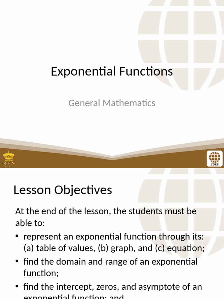 Understanding Exponential Functions | PDF | Exponentiation ...