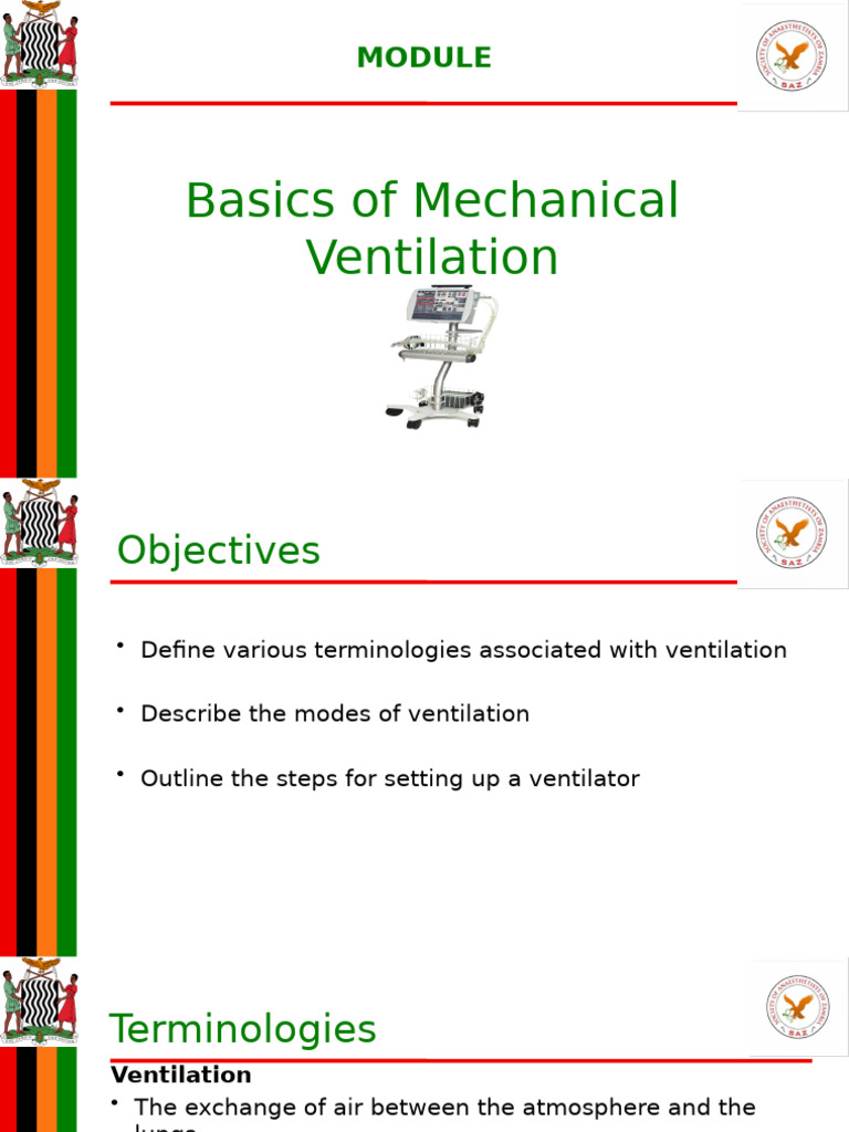 Mechanical Ventilation Basics Guide | PDF | Animal Physiology | Medical ...