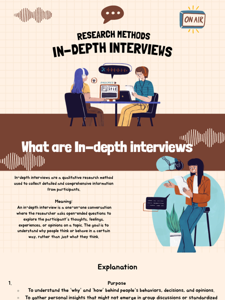 Group 08 in-Depth Interview | PDF | Qualitative Research | Interview