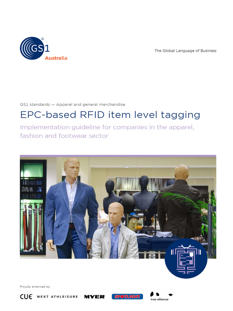 GS1au Guideline EPC Based RFID Item Level Tagging | PDF | Radio ...