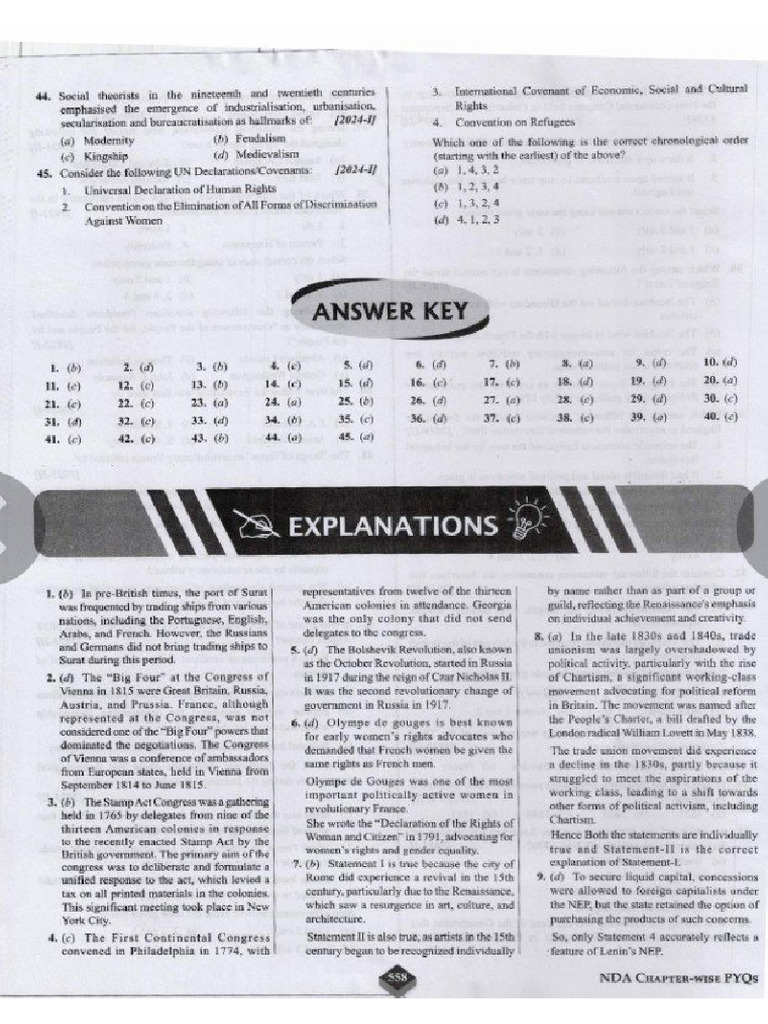 World History Answer Ki | PDF