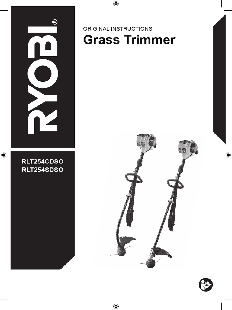 RYOBI RLT254CDSO Trimmer Manual | PDF | Gasoline | Nut (Hardware)
