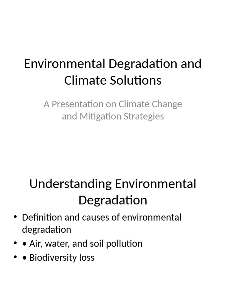 Climate Change Mitigation 2 | PDF