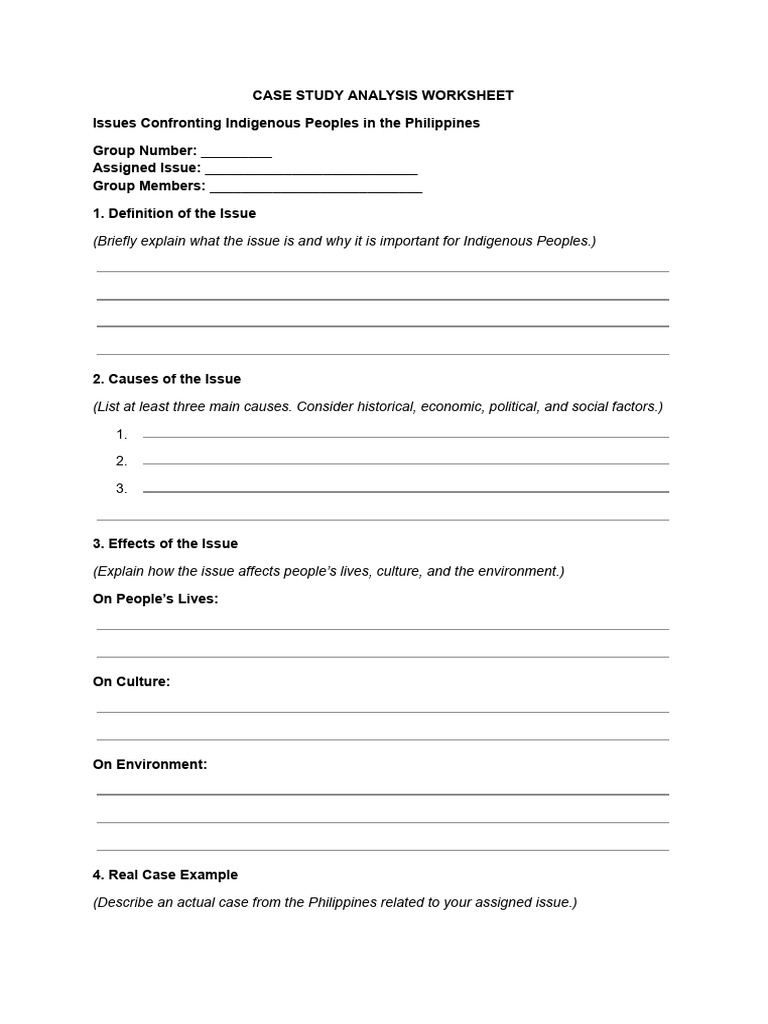 Indigenous Issues in the Philippines Case Study | PDF