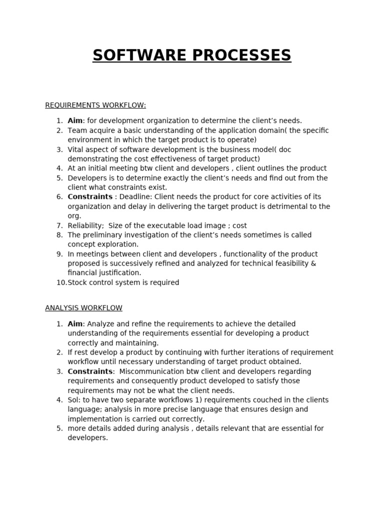 Software Development Process Overview | PDF | Software Development ...