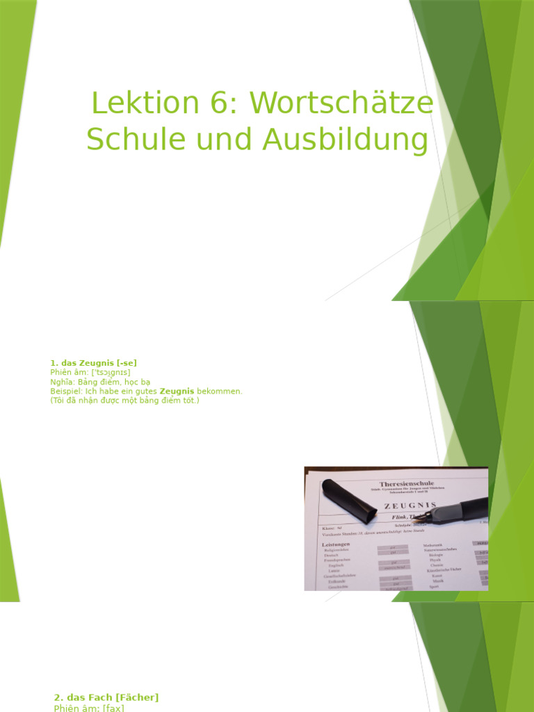 Lektion 6 - WS | PDF