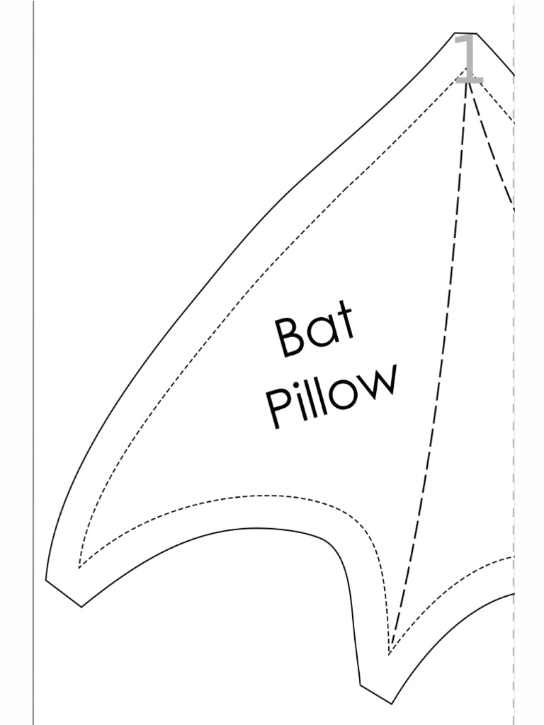 Bat Pillow Pattern | PDF
