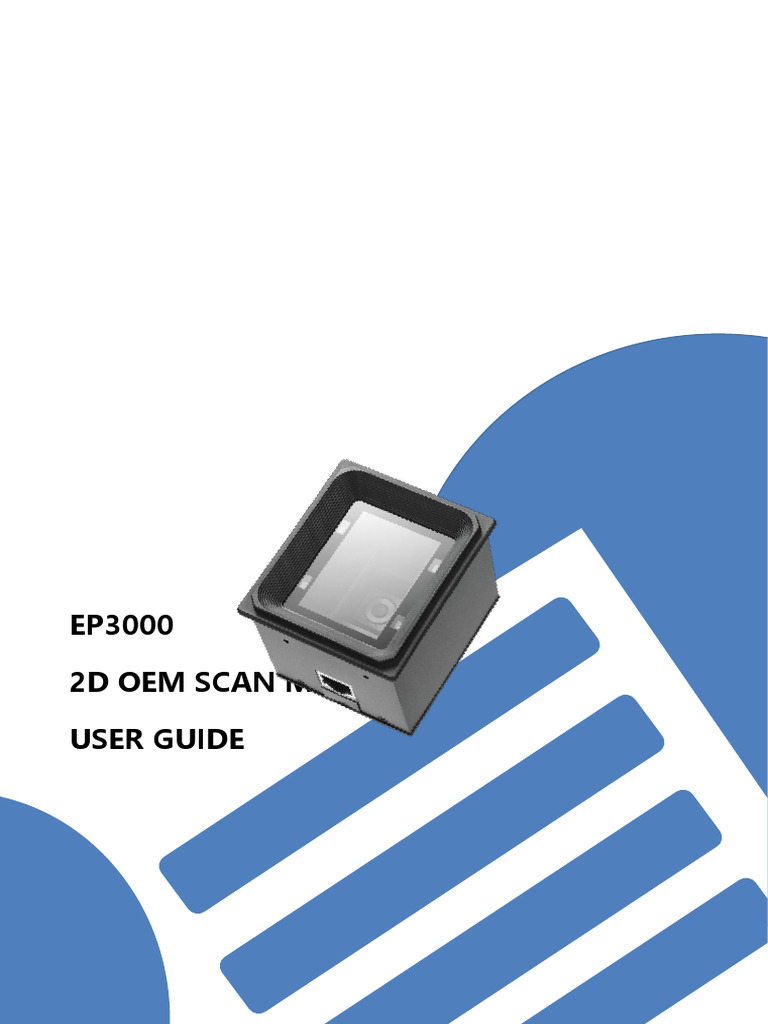 EP3000 2D Scan Module User Guide | PDF | Barcode | Image Scanner