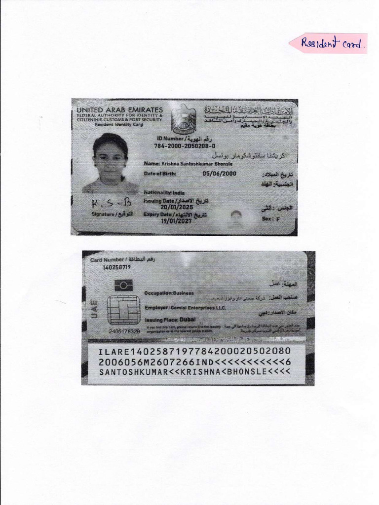 National Identity Docs | PDF
