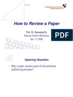 How To Review A Paper