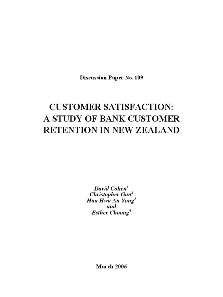 customer satisfaction from internet banking literature review