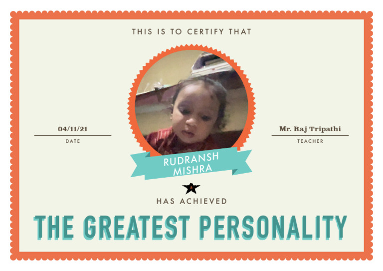 Certification of Achievement for Raj Tripathi | PDF