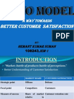 A Way Towards: Better Customer Satisfaction