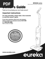 Interruttore Originale Eureka 28304A-2 Per Aspirapolvere Mighty Mite 3670, 3684A – Nuovo