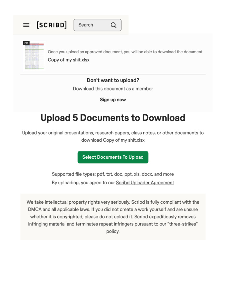 Upload A Document - Scribd | PDF | Scribd