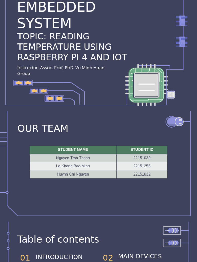 Raspberry Pi 4 Temperature Reading System | PDF | Analog To Digital ...