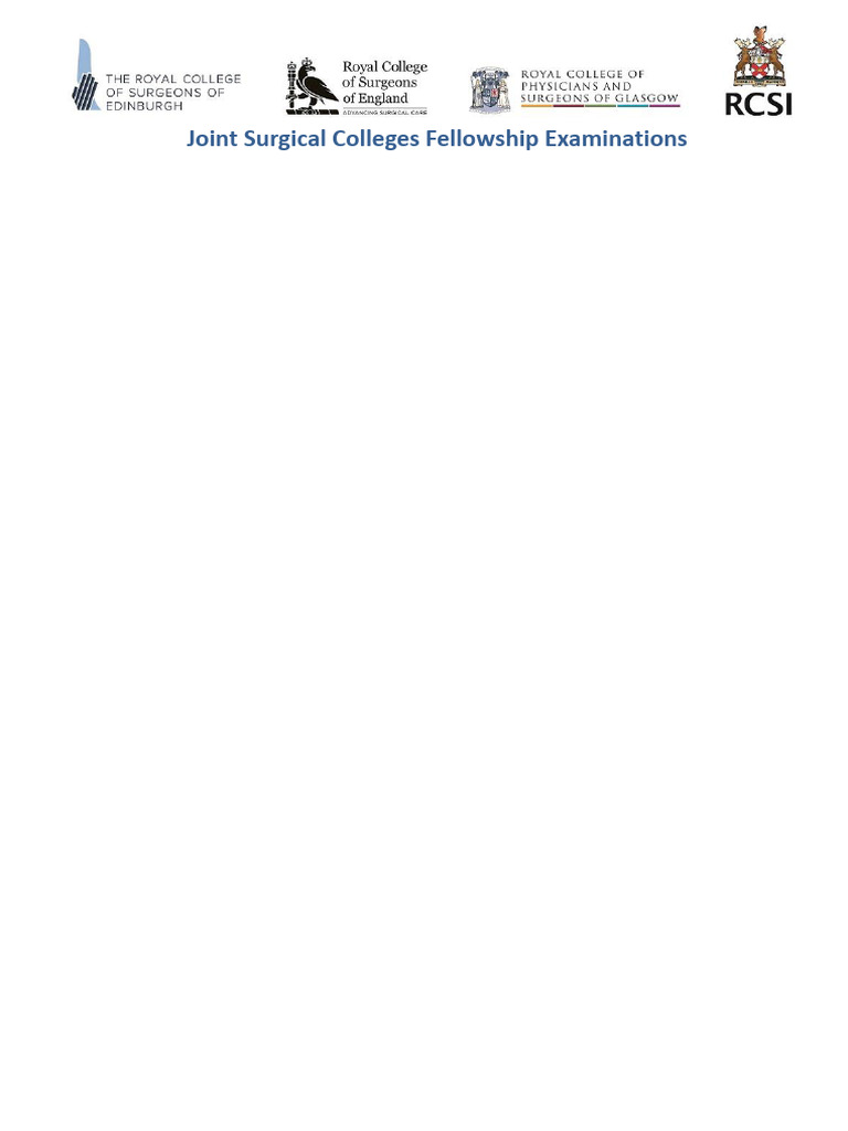 JSCFE General Surgery Syllabus 2012 | PDF | Thrombosis | Cancer