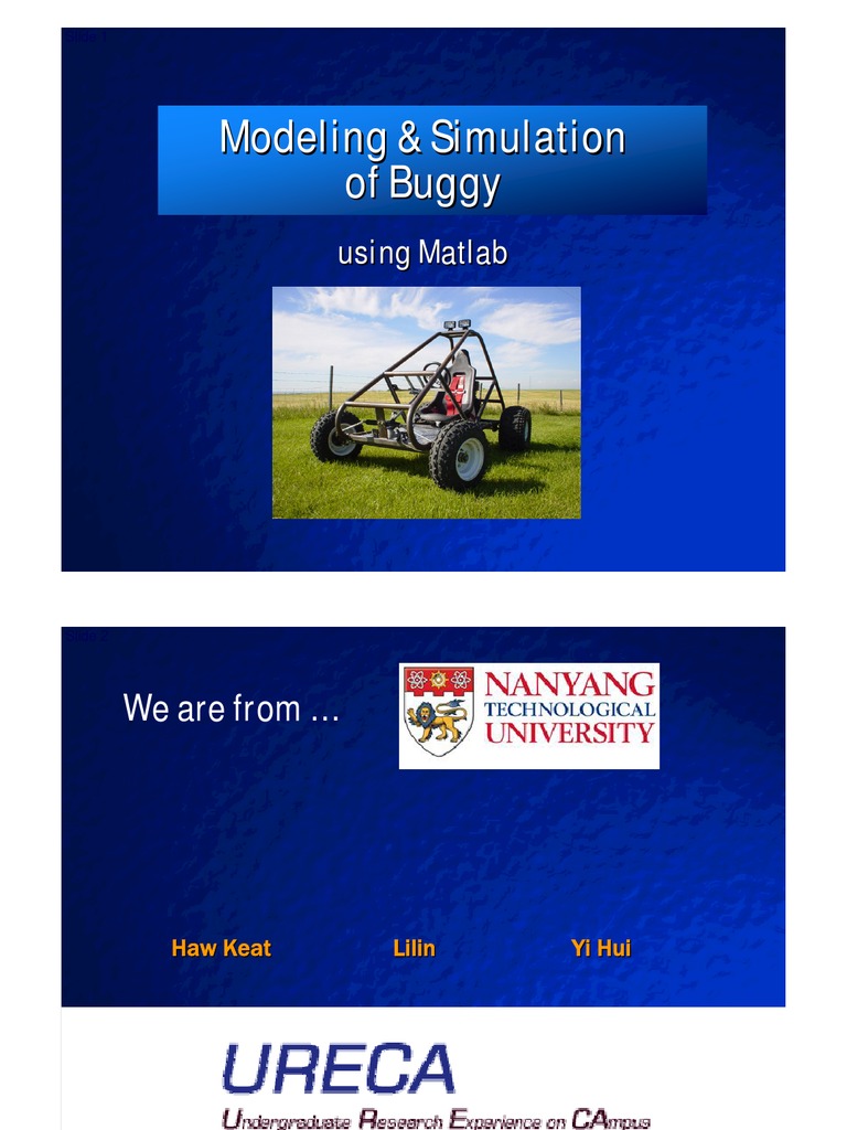 Modeling & Simulation of Buggy | Download Free PDF | Suspension ...